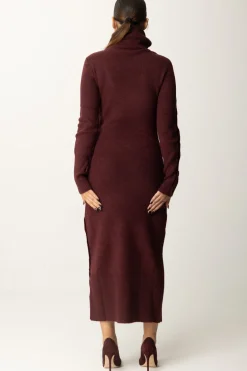 Patrizia Pepe Abito Lungo DolcevitaPLUM ELIXIR MELANGE