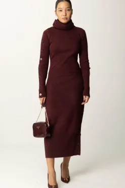 Patrizia Pepe Abito Lungo DolcevitaPLUM ELIXIR MELANGE