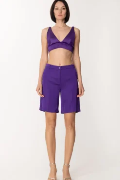 Patrizia Pepe Bermuda con PincesSEXY VIOLET