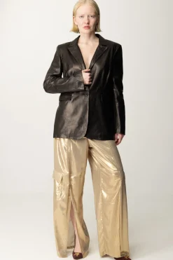 Patrizia Pepe Blazer In PelleNERO