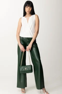 Patrizia Pepe Blusa Smanicata In ViscosaBIANCO