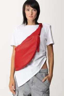 Patrizia Pepe Borsa a Spalla a MezzalunaRACING RED