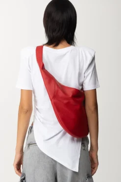 Patrizia Pepe Borsa a Spalla a MezzalunaRACING RED