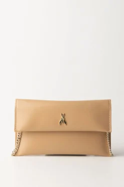 Patrizia Pepe Borsa Pochette con Logo FlyPOMPEI BEIGE