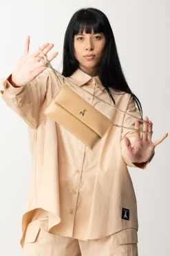 Patrizia Pepe Borsa Pochette con Logo FlyPOMPEI BEIGE