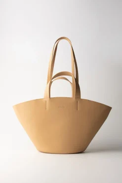 Patrizia Pepe Borsa Shopping In PellePOMPEI BEIGE
