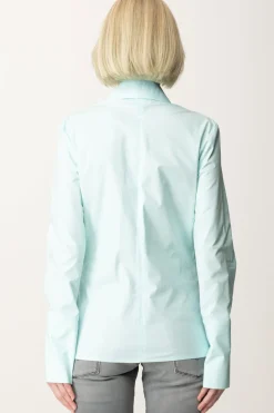 Patrizia Pepe Camicia Dal Taglio Fitted con Colletto AmpioWATER LILY