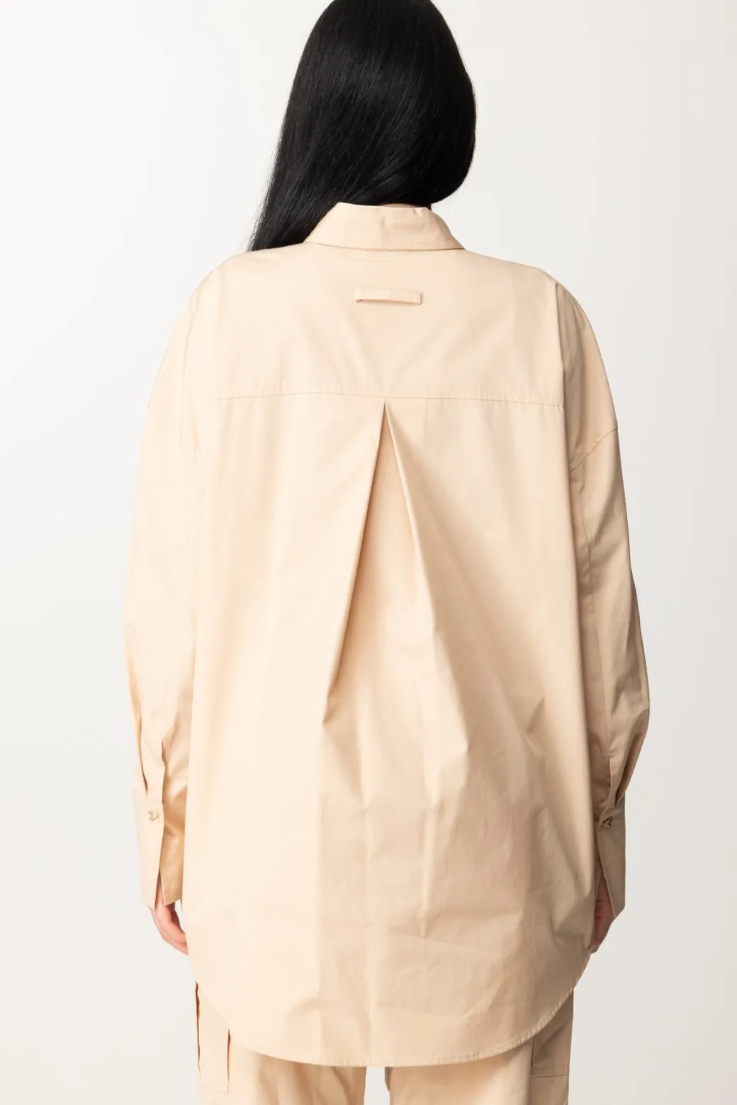 Patrizia Pepe Camicia In CotoneBISCUIT BEIGE