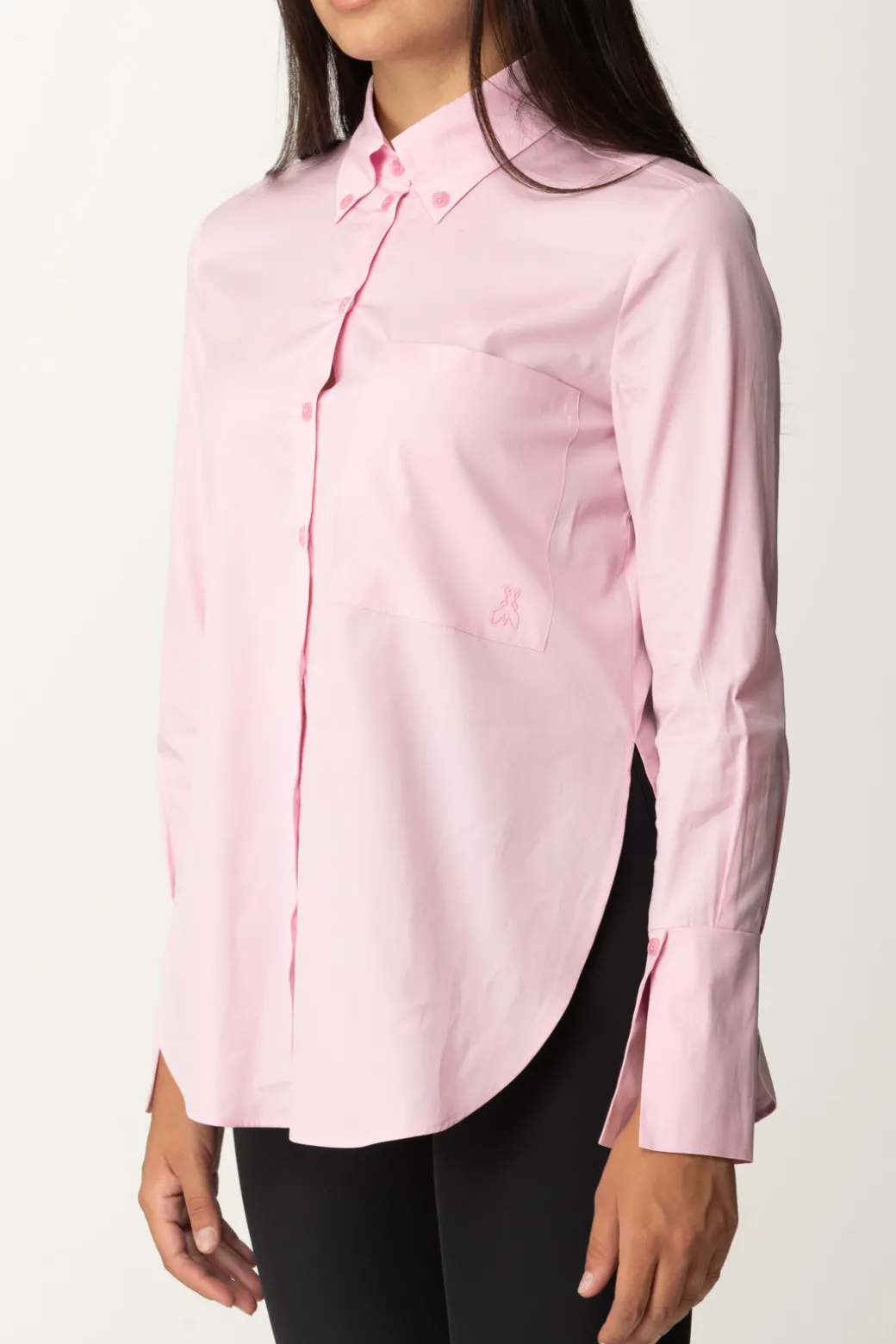 Patrizia Pepe Camicia In Cotone EssentialCOLD PINK
