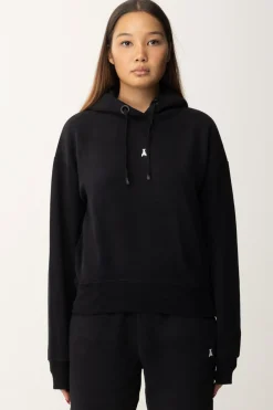 Patrizia Pepe Felpa con Cappuccio e Applicazione LogoNERO