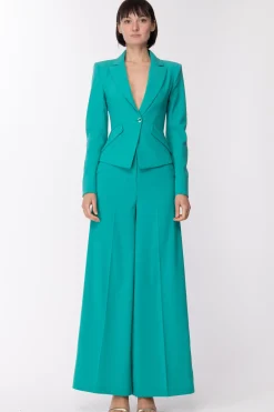 Patrizia Pepe Giacca Monopetto SvasataILLUSION GREEN