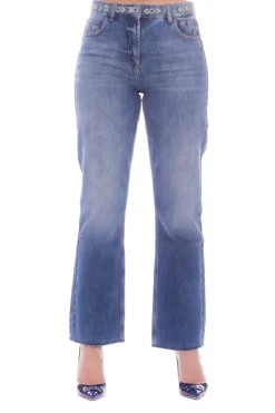 Patrizia Pepe Jeans con Ricamo Di PerlineBOHO INDIGO