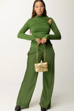 Patrizia Pepe Maglia Dolcevita con Cut-outGREEN GARDEN