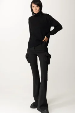 Patrizia Pepe Maglia In Lana a Collo AltoNERO