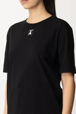 Patrizia Pepe Maglietta In Cotone con Logo FlyNERO