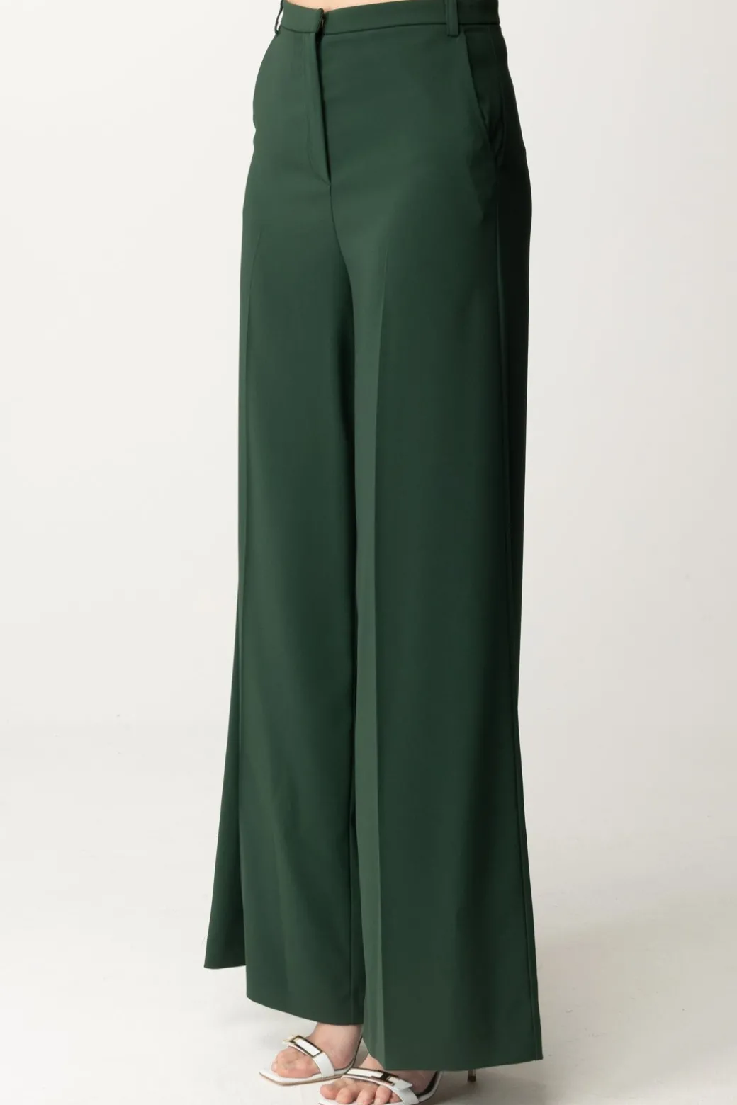 Patrizia Pepe Pantalone a Palazzo con Maxi GambaTUSCANY GREEN