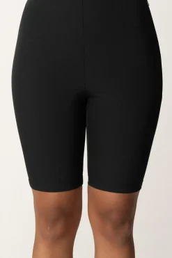 Patrizia Pepe Pantaloni Ciclista con Zip LogataNERO