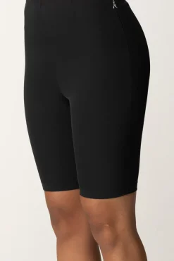 Patrizia Pepe Pantaloni Ciclista con Zip LogataNERO