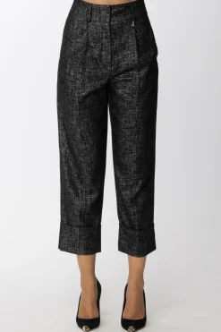 Patrizia Pepe Pantaloni In LurexNERO/LUREX ARGENTO