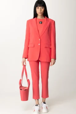 Patrizia Pepe Pantaloni In Tessuto a Tinta UnitaHYBRID ROSE