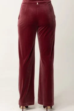 Patrizia Pepe Pantaloni In VellutoPLUM ELIXIR