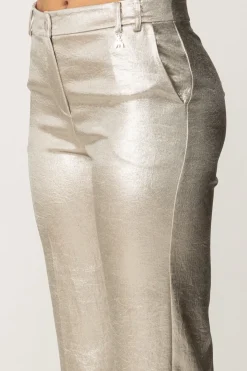 Patrizia Pepe Pantaloni MetallizzatiMETALLIGHTBLACKGOLD