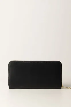 Patrizia Pepe Portafogli Zip-around In PelleNERO