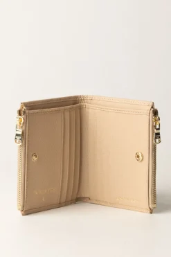 Patrizia Pepe Portafogli Piccolo con Applicazione LetteringCAMEL BEIGE