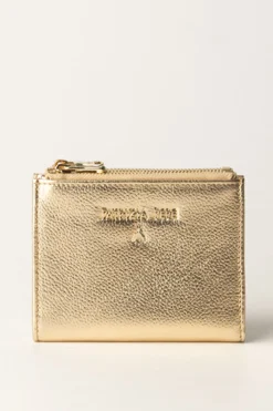 Patrizia Pepe Portafogli Piccolo con Applicazione LetteringSOLAR GOLD