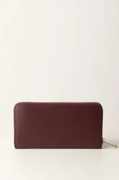 Patrizia Pepe Portafogli Zip-around In PelleDARK PLUM