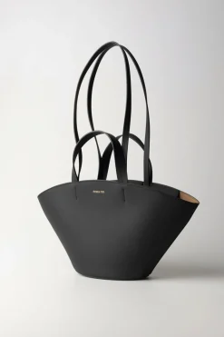 Patrizia Pepe Shopping Bag In PelleNERO