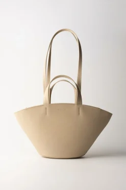 Patrizia Pepe Shopping Bag In PelleOCEAN SAND