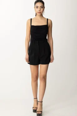 Patrizia Pepe Shorts In CrepeNERO