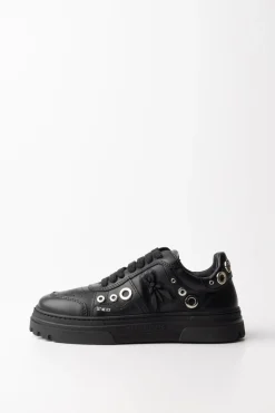 Patrizia Pepe Sneakers con Inserti EyeletsNERO
