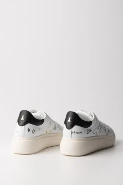 Patrizia Pepe Sneakers con DisegniWHITE/BLACK