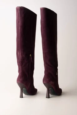 Patrizia Pepe Stivali a Punta In CamoscioPLUM SUEDE