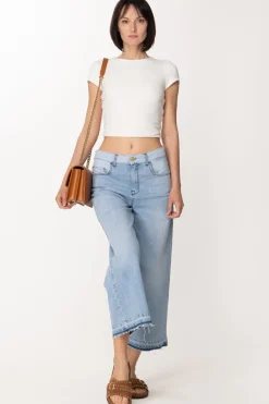 Patrizia Pepe Top con Cut-outBIANCO