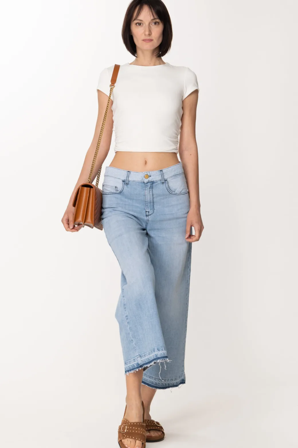 Patrizia Pepe Top con Cut-outBIANCO