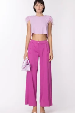 Patrizia Pepe Top con PiumetteFRESH LILAC