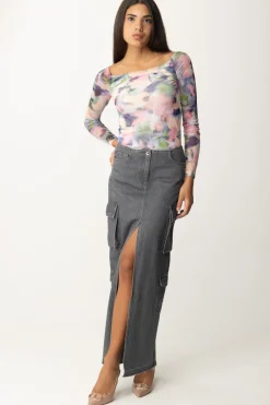 Patrizia Pepe Top Fantasia FlorealePINK MULTICOLOR