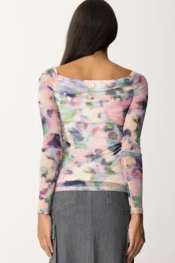 Patrizia Pepe Top Fantasia FlorealePINK MULTICOLOR