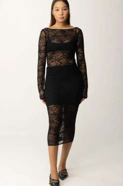 Patrizia Pepe Top In PizzoNERO