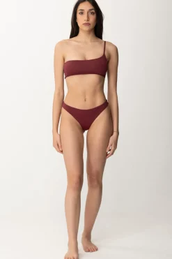 Patrizia Pepe Top Per Bikini MonospallaDARK PLUM