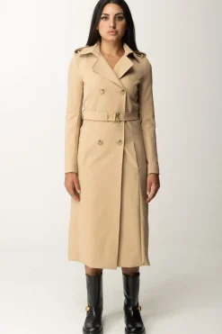 Patrizia Pepe Trench con Cintura In NylonTRIKING BEIGE