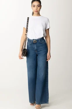 Patrizia Pepe T-shirt In con Mini LogoBIANCO OTTICO