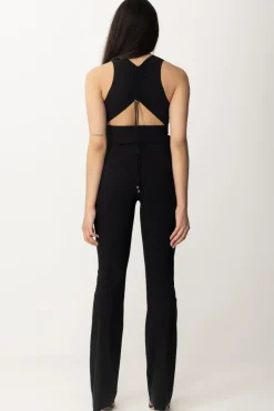 Patrizia Pepe Tuta con Cintura Cut-out Sul RetroNERO