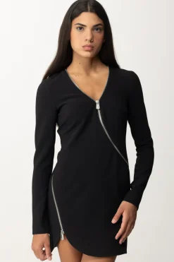 Pinko Abito a Maniche Lunghe con ZipNERO LIMOUSINE