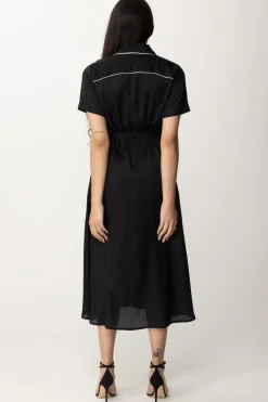 Pinko Abito Chemisier MidiNERO/BURRO