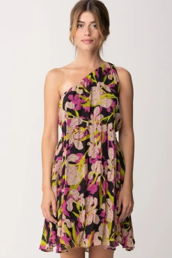 Pinko Abito Monospalla Stampa IrisMULT.NERO/FUXIA