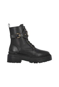 Pinko Anfibi con Cinturino Logato FrontaleBLACK